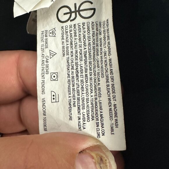 Nine West Heidi Pull On Crop Jeans Size 12 Black Stylish Cropped - Picture 6 of 6